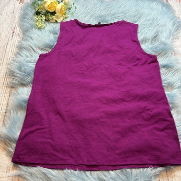 Eileen Fisher Plum Purple Tank Top sz S - Picture 8 of 8